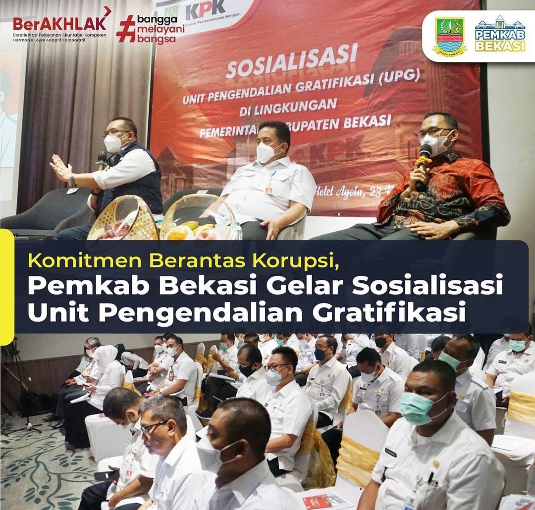 Kpk Dan Pemkab Bekasi Gelar Sosialisasi Unit Pengendalian Gratifikasi